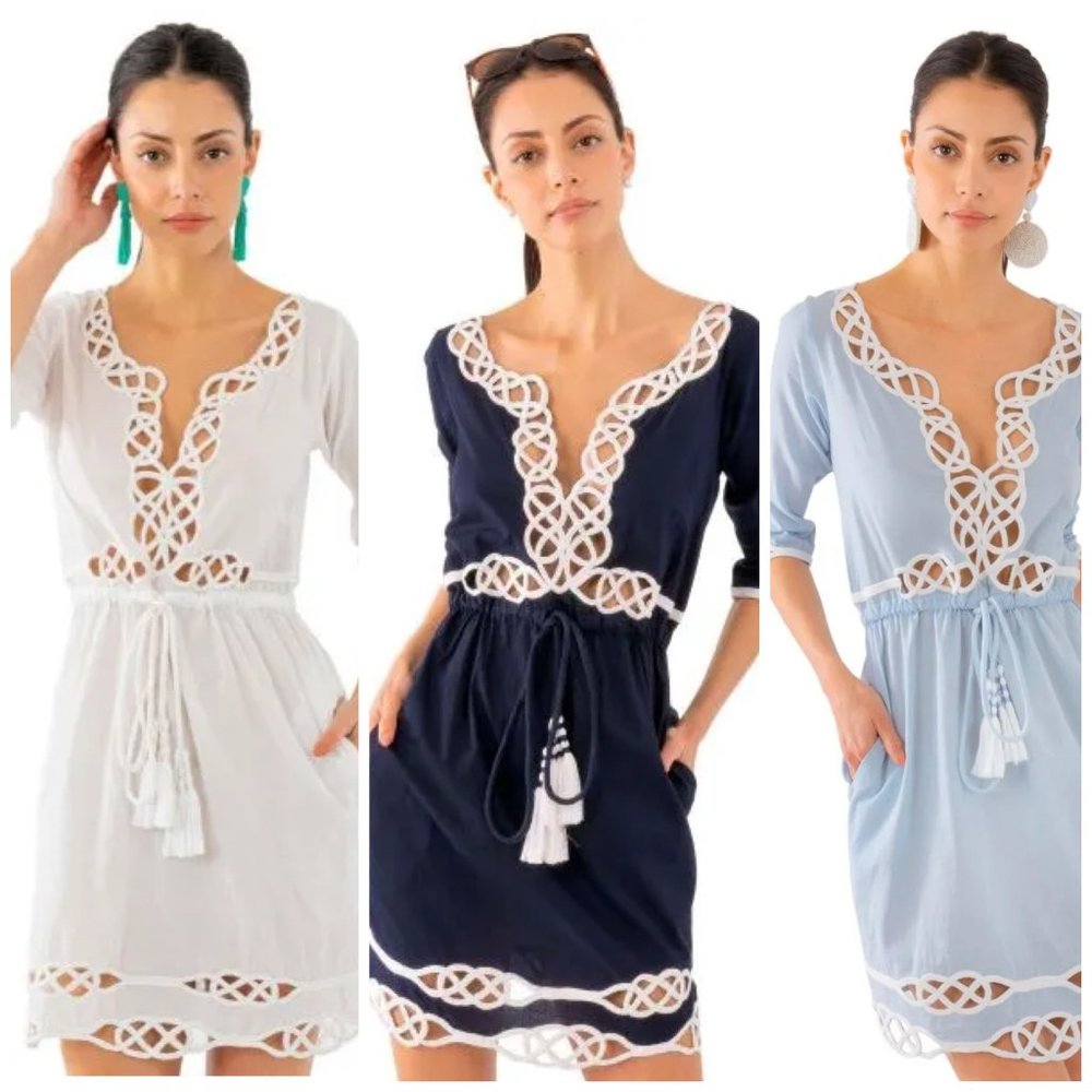 GRETCHEN SCOTT: Embroidered Cut Out Dress -